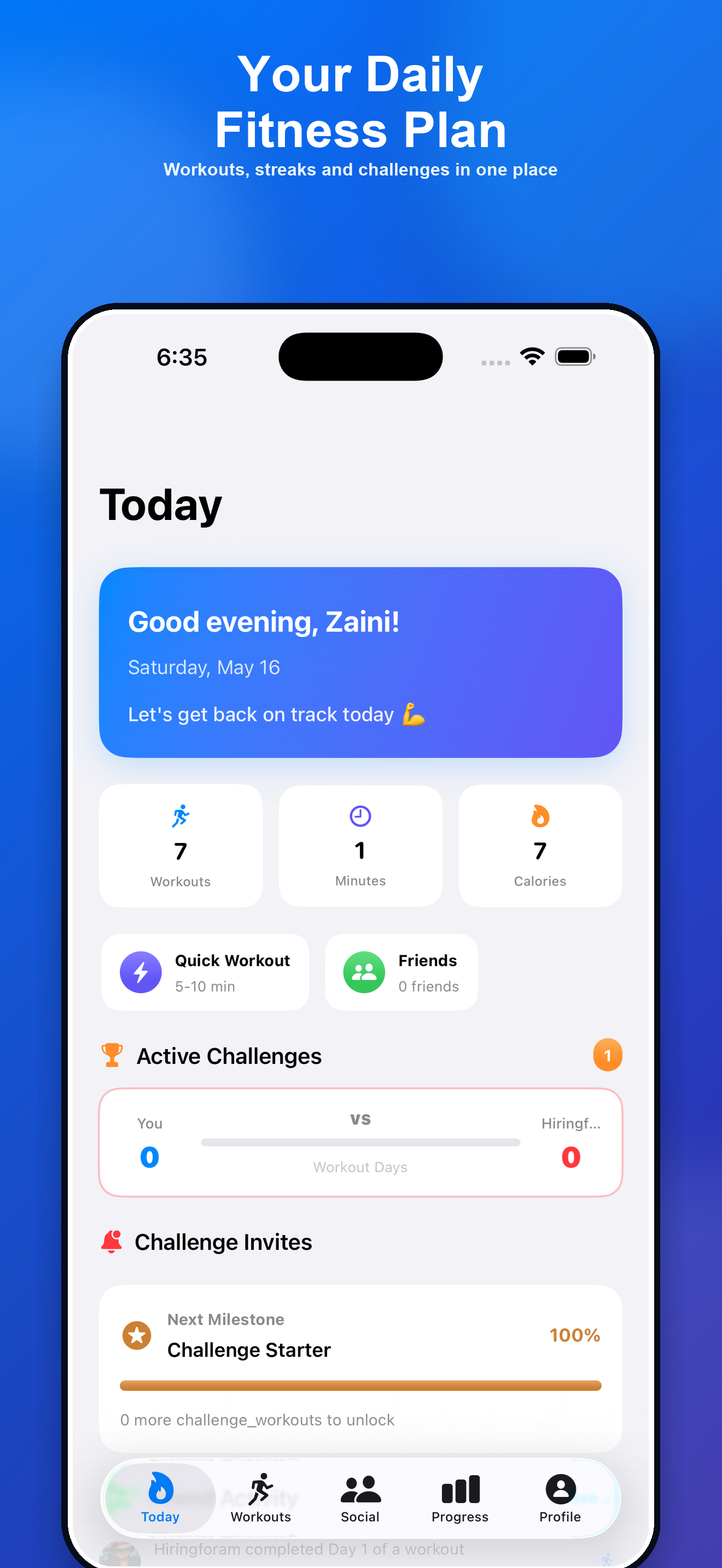 Today Screen