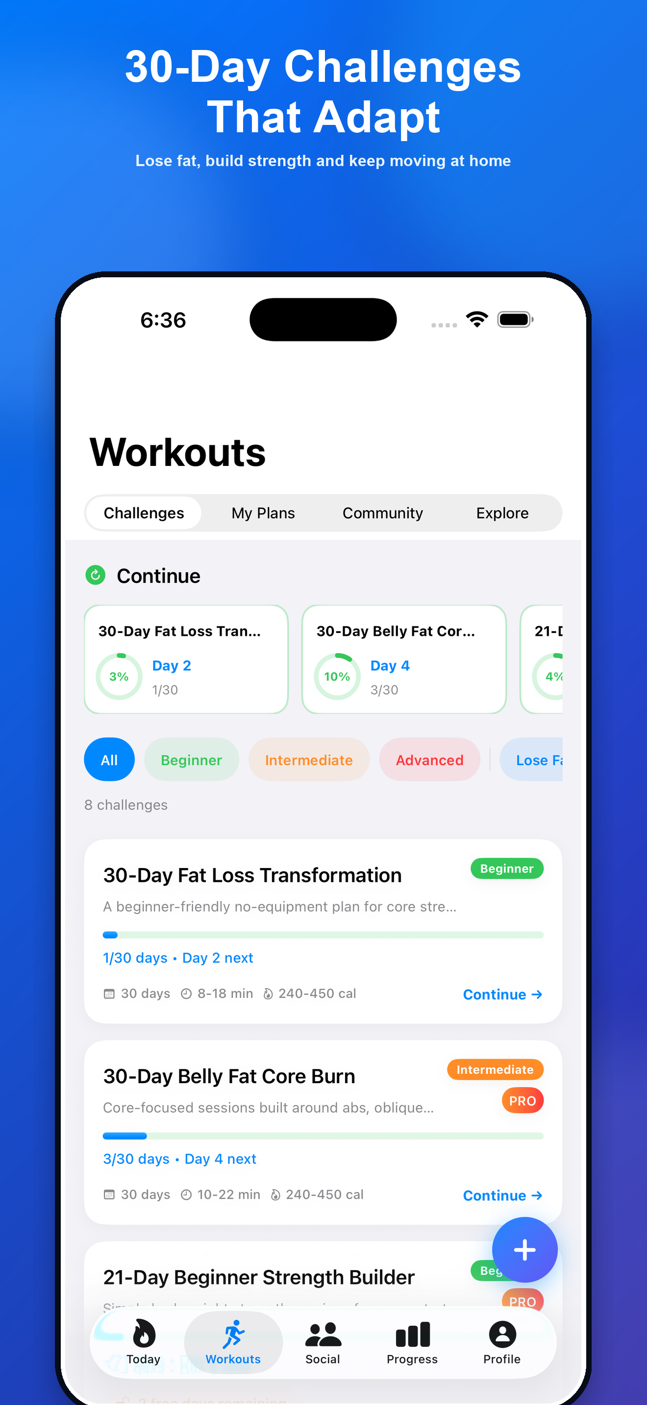 Workouts